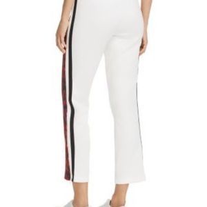 Pam & Gela white track pants